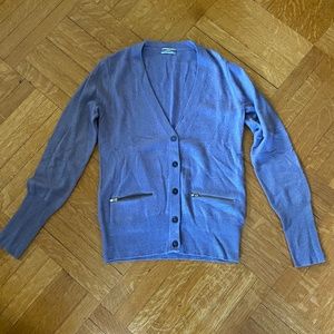 J.crew lavander button down cashmere